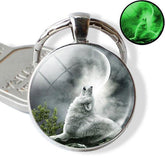 Wolf Keychain white | Wolf-Horde-White Wolf-
